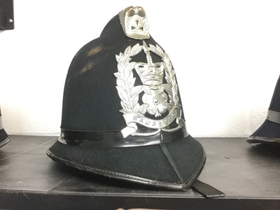 Lot 815 - Elizabeth II Hampshire Police helmet with badge