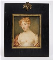 Lot 990 - William John Thomson (1771 - 1845), miniature...