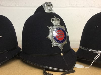 Lot 827 - Elizabeth II Essex Police helmet with enamelled badge