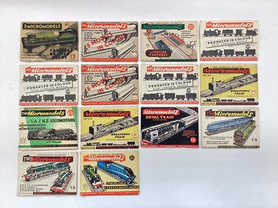 Lot 1844 - Selection of micromodels of locomotives (14)