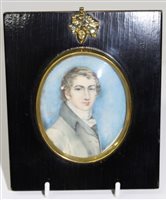 Lot 996 - 19th century English School miniature...