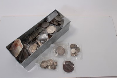 Lot 481 - World - Mixed coinage to include U.S. silver dollars x 4, other agricultural issues including Silver and France.