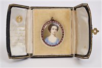 Lot 999 - John Smart (1741 - 1811), watercolour on ivory...