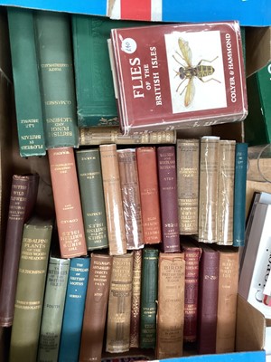 Lot 1691 - Natural History books, Woodland and Wayside collection - Birds, insects, butterflies etc, one box