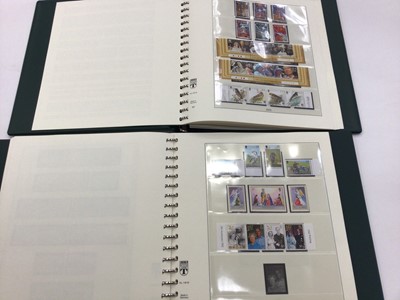 Lot 1454 - Stamps - Jersey and Isle of Man u/m collection in hingeless Lindner albums plus some loose in envelopes and GB Presentation Packs.