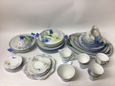 Lot 1322 - Shelley Bluebell Wood dinner service - 24 pieces