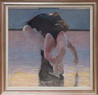 Lot 1013 - Robert Heindel (1938 - 2005), oil on board -...