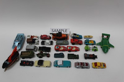 Lot 1870 - Diecast unboxed selection including Corgi, Matchbox, Days Gone models, TV related plus some Britains plastic models