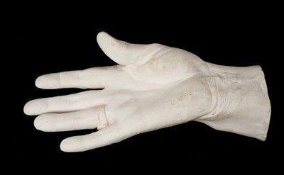 Lot 78 - *Oscar Nemon (1906-1985)very rare plaster life cast of Sir Winston Churchill's right hand