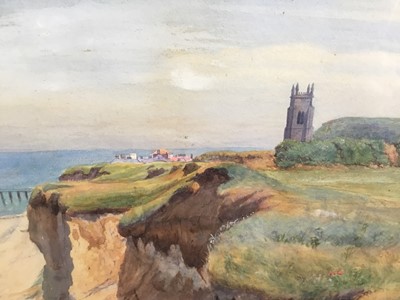 Lot 77 - Late 19th century English school watercolour - Norfolk Coastline, probably 
Cromer, unsigned