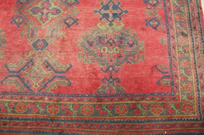Lot 1535 - Antique Ushak style carpet