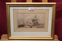 Lot 1038 - William Joy (1803 - 1867), monochrome...