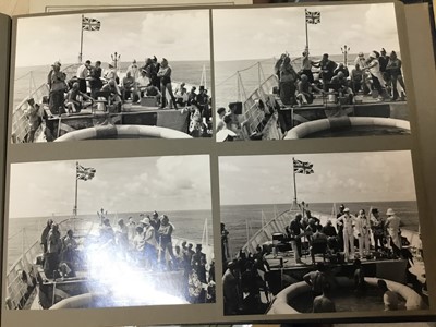 Lot 109 - The Duke of Edinburgh, fascinating album of photographs taken on the 1959 HM Yacht Britannia tour