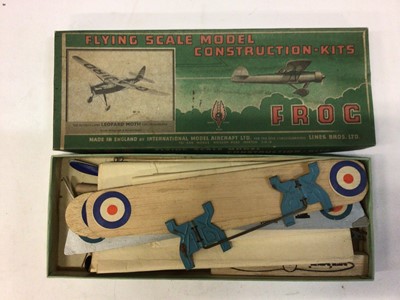 Lot 1997 - Frog Interceptor Fighter and another boxed Frog fighter plane