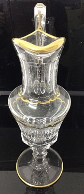 Lot 231 - Fine quality St Louis glass jug