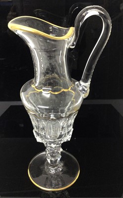 Lot 231 - Fine quality St Louis glass jug