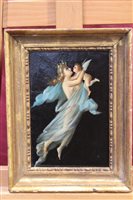 Lot 1046 - 19th century Neapolitan School oil on board -...