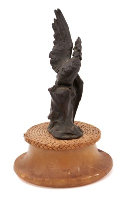 Lot 288 - Follower of Rodin - bronze figure of a parrot.