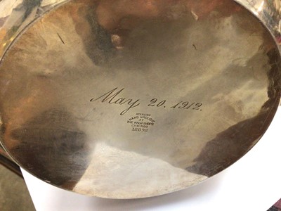 Lot 730 - American sterling silver lemonade pitcher