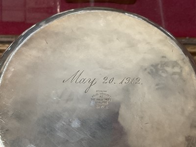 Lot 730 - American sterling silver lemonade pitcher