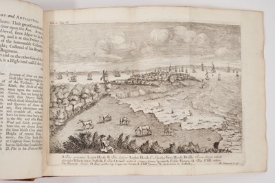 Lot 894 - Samuel Dale: The History and Antiquities of Harwich, published London 1730, engraved frontispiece and twelve further plates, full calf, sympathetically restored