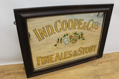 Lot 1315 - Ind Coope & Co Fine Ales vintage advertising mirror