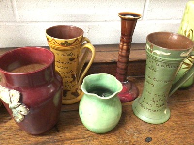 Lot 104 - Collection Art pottery ceramics
