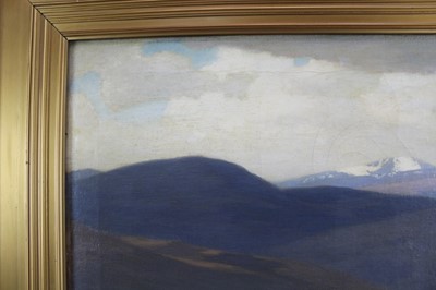 Lot 1132 - James Cadenhead (1858-1927) oil on canvas - mountainous landscape, signed with 
monogram