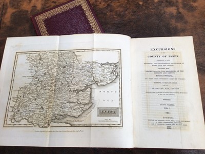 Lot 893 - Thomas Cromwell - Excursions in the County of Essex: comprising a brief historical and topographical delineation of every town and village...', London, printed for Longman, Hurst et al, 1818: 2 vol...