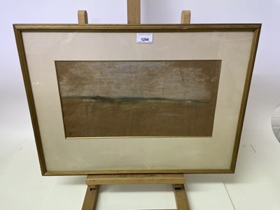 Lot 89 - Edward Stott (1855-1918) pastel - landscape, initialled in pencil and bearing a gallery stamp, in glazed frame