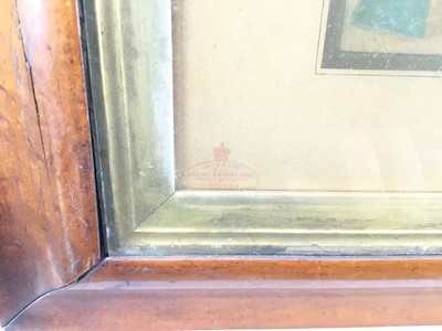 Lot 68 - Baxter Print of the Great Exhibition, 41cm x 23cm, in maple frame