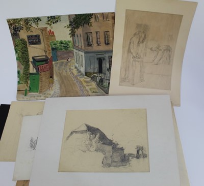 Lot 1193 - Group of unframed works - to include John Farleigh, Bertram Nicolls, Deliss, Gilbert James, etc