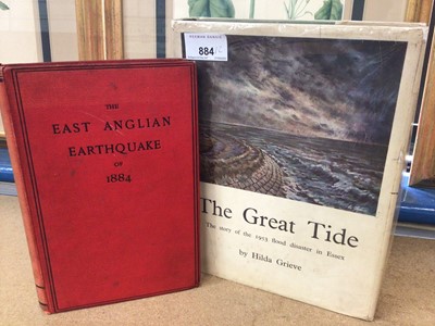 Lot 884 - Hilda Grieve - The Story of the 1953 flood disaster in Essex, 1959, also East Anglian Earthquake of 1884