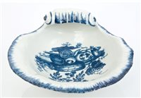 Lot 198 - Rare 18th century Worcester blue and white...