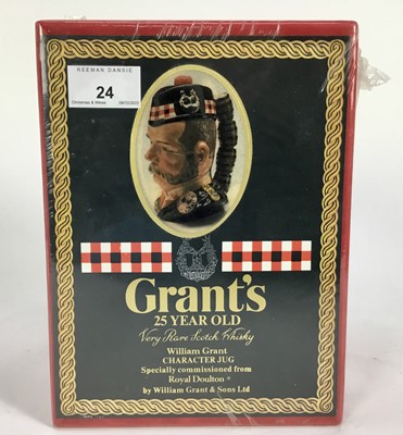 Lot 24 - Whisky - one bottle, Grant's 25 Year Old Character jug, in original sealed box