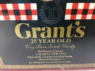 Lot 24 - Whisky - one bottle, Grant's 25 Year Old Character jug, in original sealed box