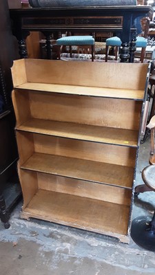 Lot 1257 - Painted four tier open bookcase