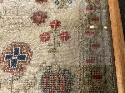 Lot 763 - Georgian needlework sampler