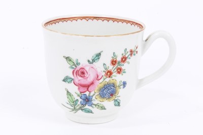 Lot 144 - A Worcester coffee cup, circa 1765-70