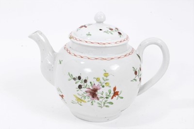 Lot 66 - A Bristol teapot and cover, circa 1772-75