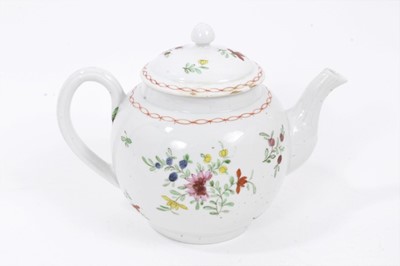 Lot 66 - A Bristol teapot and cover, circa 1772-75