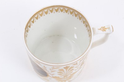 Lot 70 - A Derby coffee can, circa 1815-20. Provenance; Seage Collection