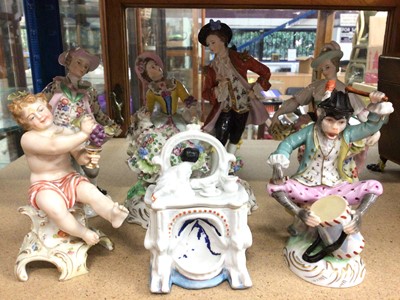 Lot 417 - Group of Continental porcelain figures