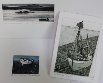 Lot 961 - Elizabeth Morris two signed etchings and a Charles Bartlett signed etching