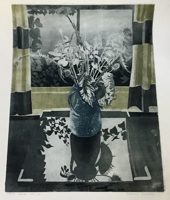 Lot 962 - *Richard Bawden signed artists proof etching - 'Winter Still Life', unframed