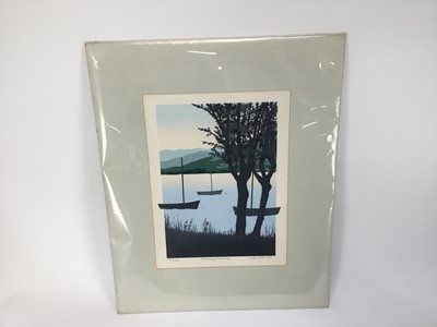 Lot 137 - Collection of unframed works, mostly 20th century, signed etchings, watercolour by David Oliver Williams and others
