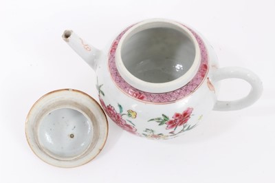 Lot 83 - A Chinese famille rose teapot and cover