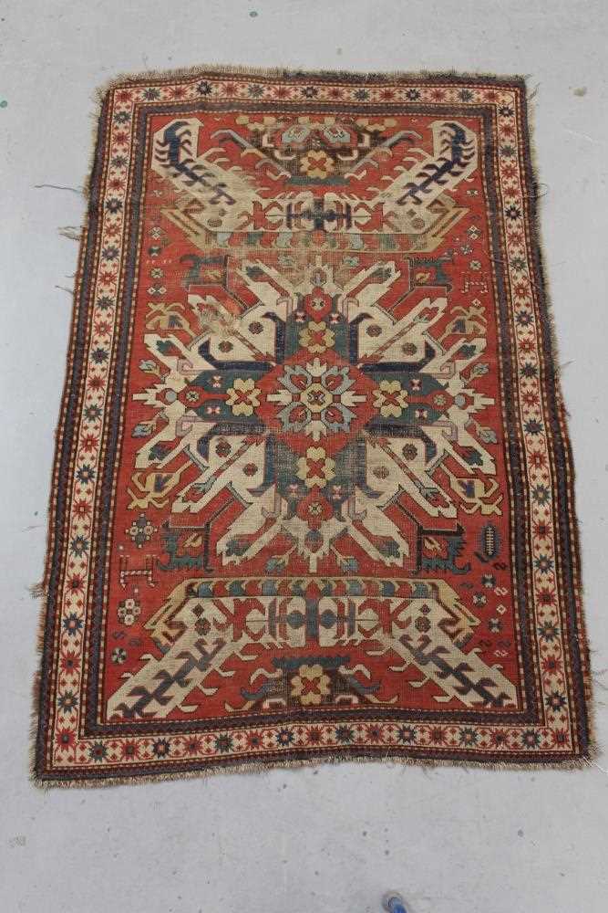 Lot 1434 - Antique tribal rug