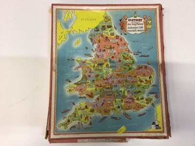 Lot 1860 - Selection of Meccano and Victory wooden jigsaw puzzle.