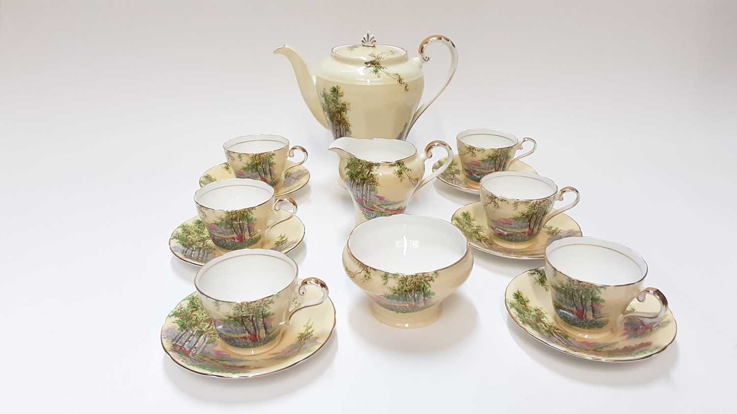 Lot 1211 - Aynsley Coffee set